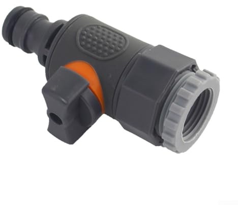 Garden Hose Pipe In Line Tap Shut Off Valve Fitting Connect Adaptor Tool Gadget For Water Control