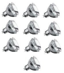 10x Paulmann Security Leuchtmittel MR16 GU5,3 50W 50 Watt 12V Halogen Neu