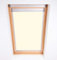 Bloc Skylight Rollo 4 (66/118) für Fakro Dachfenster Blockout, cremefarben