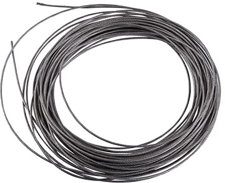 filo tapparella acciaio filo cavo intrecciato in acciaio kit cavo acciaio muro 8 metri cavo acciaio 1.5 mm