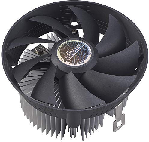 Akasa Performance Sunflower AMD Kühler mit 120 mm Lüfter | CPU-Kühler | PWM Lüfterdrehzahlregelung | 95 W TDP | Aluminium-Kühlkörper | Trichter-Lüfterrahmen | schwarzer Lüfter | AK-CC1108HP01