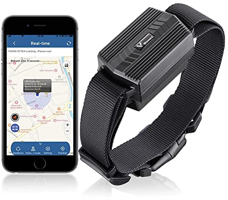 TKMARS GPS Tracker Halsband Hunde für Jagdhunde Kuh Schafe 3000mAh IP66 Wasserdichter Farm Pet Tracker Großes Tierhalsband mit kostenloser APP ohne Abonnement