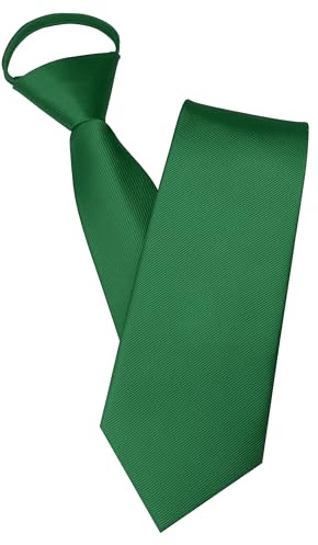 JEMYGINS Herren Reißverschlusskrawatte Krawatte - Eleganter Look in Sekundenschnelle