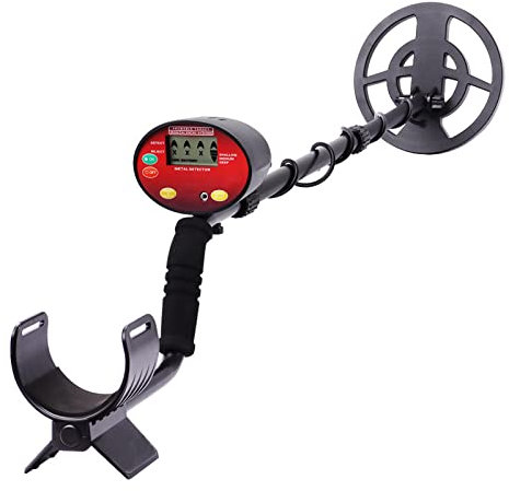 ROLTIN Metal Detector per Adulti per Bambini Vanga Professionale per Bambini per Principianti Metal Detector Ricaricabile Bobina sotterranea Display LCD Macchina
