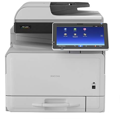 Ricoh MP C307 Multifunzione WI-FI laser a colori A4 1200×1200 DPI Velocità di stampa di 30 pagine al minuto Duplex Fronte/Retro automatico WiFi (Ricondizionato)