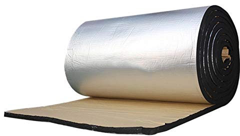 Quystetes 10Mm Voiture Camion Pare-Feu Chaleur Insonorisation Isolant Anti-Bruit Laine Laine Chaleur Insonorisation Insonorisation Pad Pad 50 X 200 Cm