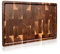BAMLUX Planche à découper en bois d'acacia End Grain - 42 x 30 cm - Planche à découper de qualité supérieure avec rainure à jus - Antidérapante et durable - Planche en bois adaptée aux couteaux pour