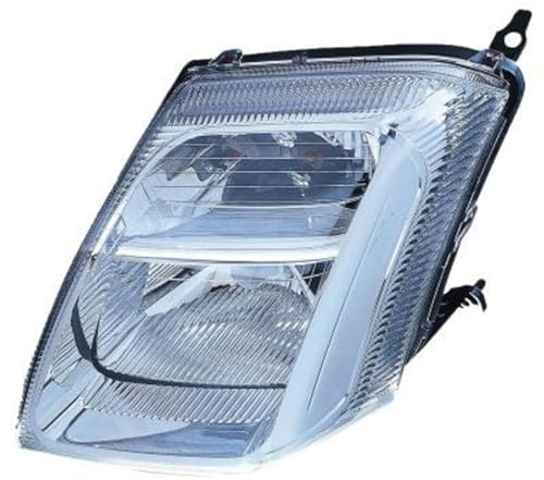 BSSTORE Faro Proiettore Anteriore H4 con Regolazione Elettrica Compatibile con C2 (Sinistra - Lato Guida)