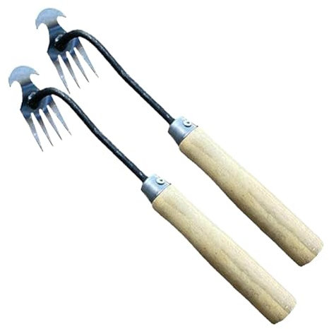 Dranng 2pack Extractor De Malas Hierbas,desherbador Manual De Acero Inoxidable, Dispositivo De Eliminación De Malas,desbrozadora Manual, Herramienta para Desherbar para Escardar Y Arrancar