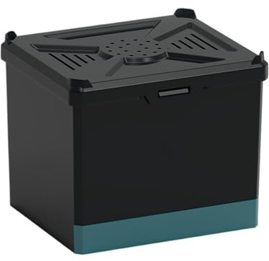 Recinto de araña negra – Caja de tarántula | Tanque de insectos | Terrarios de reptiles | Contenedor de alimentación | Caja ventilada para proyectos de ciencia, apartamento, exhibiciones educativas
