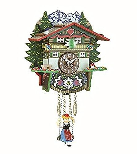 Trenkle Kuckulino Orologio in Miniatura della Foresta Nera Casa Svizzera Quarzo con cucù Chiamata
