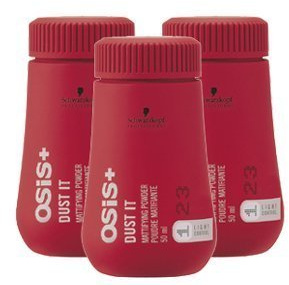 OSIS Dust It ~ Mattifying Powder by Schwarzkopf .35oz (3 pack)! by SCHWARZKOPF [Beauty] (English Manual)