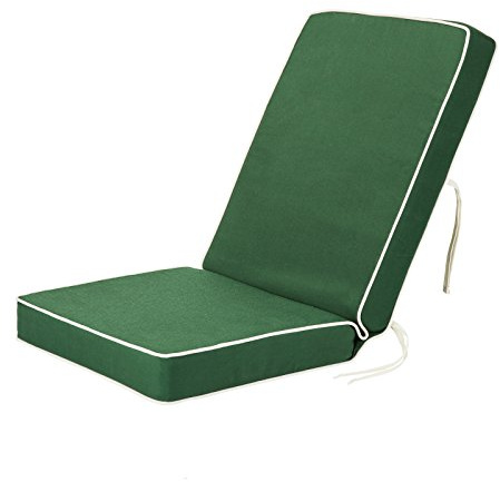 Alfresia Garden Chair Cushions with Back, Extra Thick Padded Seat Pads, Non Slip Tie On Dining Kitchen Patio Rattan Outdoor Replacement Cushion for Furniture