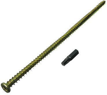 1000 x viti per telaio in calcestruzzo per porte e finestre + tappi 7,5 mm 92 mm + punta Torx
