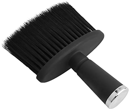 通用 Neck Duster Pinsel, Nackenpinsel mit Griff, Haarschneide Pinsel, Hals Duster weichen Bürste für Haare schneiden,Salon Stylist Barbier Haare Stylist, für Normal, Unisex, Erwachsene (Schwarz)