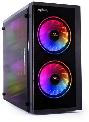Veno Scorp Gaming PC – AMD Ryzen 5 5600G With Radeon Graphics / 8GB RAM 3200MHZ DDR4 / 256 GB SSD, 1TB HDD / 500W 80+ PSU/Wifi, Windows 11, NOVA ARGB Gaming Case.