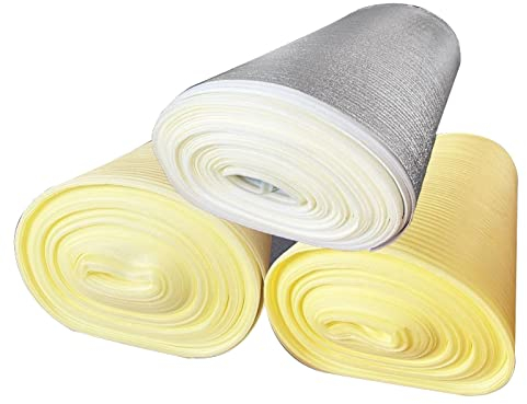 HARICSET Schalldämmung Trittschalldämmung Laminat Laminat Unterlage 2 mm Dick Dämmunterlage Dämm Parkett Fußboden Bodenunterlage Unterlage Dämmung Boden Laminat Fußbodenheizung(Size:1 * 20m)