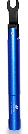 TOJOIN SMA Drehmomentschlüssel für RF-Stecker 8 mm(5/16) 0.9N·m SMA Torque Wrench für SMA 3.5/2.92mm Adapter Konverter Tragbarer Schraubenschlüssel für Profis Industrie Blau Kompatibel mit 8710-1765