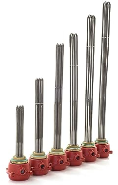 Brass Threaded Immersion Heater Element 2 1/4'' BSP (2 1/4'' BSP - 3kw/765mm)