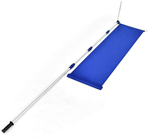 COSTWAY Rastrello per Neve sul Tetto da 189-620 cm, Rastrello in Alluminio con Impugnatura Regolabile e Antiscivolo, Attrezzo per Neve Resistente per Rimuovere Neve, per Vari Occasioni