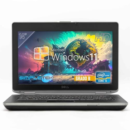 dell E6430 14' 4GB RAM 120GB SSD, Intel Core, i5 Windows 11 Salida HDMI, Reproductor DVD-ROM, Diseño de teclado italiano (reacondicionado)