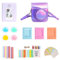 Fujifilm Instax Mini 12 - Kit de accesorios para cámara instantánea con funda, álbum, marcos, marco de pared y filtro de color (morado mágico)