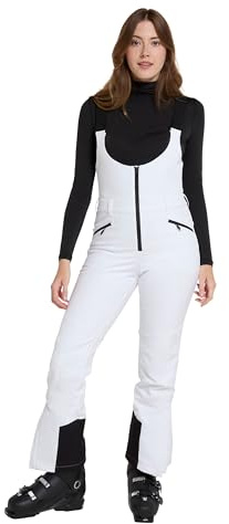 Mountain Warehouse Gefütterte Damen-Skihose mit Latz Weiss 48
