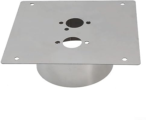 60mm Diesel Heater Mounting Plate,Stainless Steel Turret Planar Floor Mounting Bracket for Parking Auxiliary Heating Compatible with For Webasto