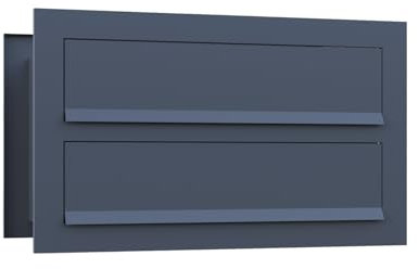 Mauerdurchwurf Briefkasten NOTO for Two in Anthrazit