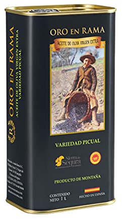 ORO EN RAMA | Aceite de Oliva Virgen Extra 100% Picual de Jaén | AOVE Premium de Primera Extracción en Frío | Aceite de olivar tradicional de montaña | DOP Sierra de Segura | NUEVA COSECHA 25/26 | 1L.