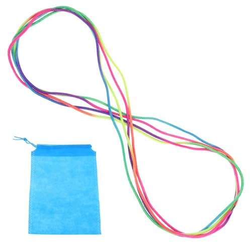 TOYANDONA Chinese Jumping Rope Für Junge Mädchen Elastisches Gummiband Spielzeug Für Outdoor-aktivitäten Fördert Gesundheit Und Koordination Mit Aufbewahrungstasche