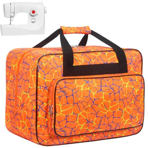 Haroranax Custodia per macchina da cucire, borsa per il trasporto di macchina da cucire, borsa tote universale con tasche e manici, adatta per la maggior parte dei Singer, Brother, Janome standard