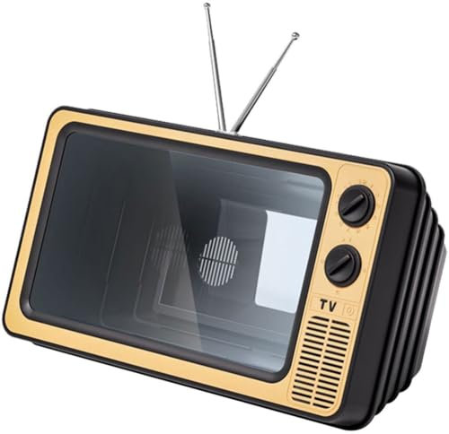 Ericetion Phone Screen Magnifier 12 Inch Mobile Phone Enlarged Expand Stand Phone Holder Retro Video Amplifier Magnifier Box