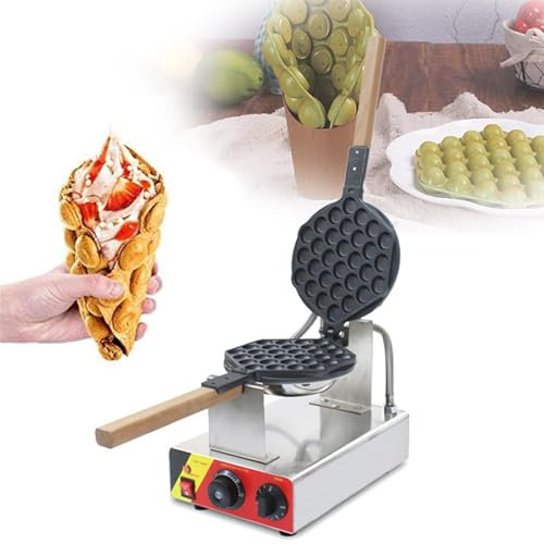 MIAOMI Gaufrier antiadhésif Rotatif à 180°, gaufrier à œufs pour pâtisserie à Domicile