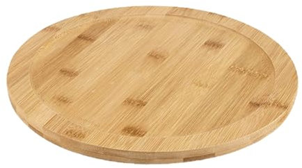 Alipis Supporto Per Torta in Legno Piatto Girevole Rustico Elegante Base Girevole Espositore Decorativo Da Tavolo