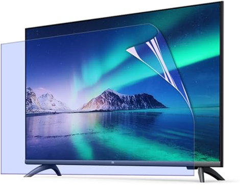 TGDGFKIAS Protectores de Pantalla de TV Anti-vertigüe, Protector de Pantalla Protector de Pantalla de 32-75 Pulgadas for LCD LED 4K OLED(43in 942x529mm)