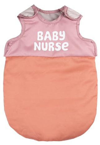 Smoby - Baby Nurse Puppen-Schlafsack für Puppen bis 42 cm (Puppe Nicht enthalten) - Weich wattiert & gemütlich - Für realistische Rollenspiele, für Kinder ab 18 Monaten
