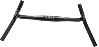 Hellery Zweirad-Lenker mit Außenwinkel, Fahrradkomponente, leicht, 53 cm Länge, tragbar, ergonomisch, Flacher Lenker
