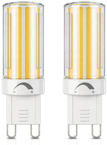 TZHILAN G9 LED Lampe 7W dimmbar Ersatz 70W 2700K 700LM, 2er Pack | AC 220‑240V, 360° Abstrahlwinkel, flimmerfrei, für Wohnräume