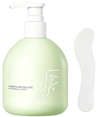 Lumine Organics Mild Gentle Hair Removal Cream, Calming Soft Formula (1Pc) | Non-Irritating Depilatory Lotion Enriched, Painless Body Hair Remover for Leg, Arm and Underarm, Leaves Silky Smooth Skin