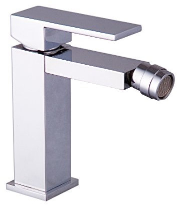 DP rubinetteria Quercia – Miscelatore monocomando per bidet, colore: argento