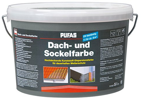 Pufas 10175 Dach und Sockelfarbe, Grau
