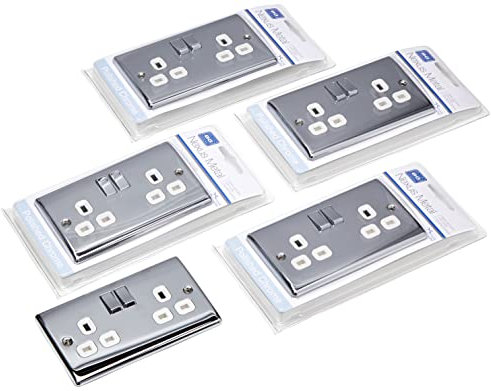 BG-Nexus-Metal SJ-120Y-G4J6 npc22w/5 lead, polished chrome-white insert