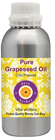 dève herbes Olio di vinaccioli puro (Vitis vinifera) 100% grado terapeutico naturale pressato a freddo 630ml (21.3 oz)