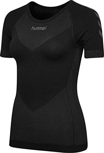 hummel First Seamless Jersey S/S Woman Jerséis para Mujeres Jersey, Mujer, Negro, M/L