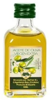 Lote de 12 Botellas Mini de Aceite de Oliva Virgen Extra. Regalos Originales. Complementos. Detalles para Bodas, Comuniones, Bautizos y Cumpleaños. CC