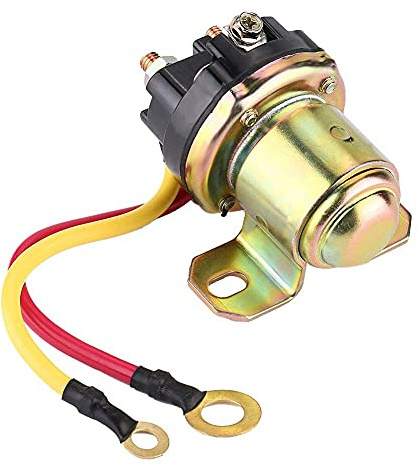Relè Solenoide di Avviamento Motore - Adatto a Tutti i Dispositivi di Avviamento Domestici e Importati 12-24 V