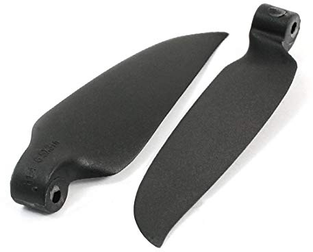 New Lon0167 2Pcs 165mmx76mm Featured Black Plastic Foldable reliable efficacy Propeller Vanes for RC Glider(id:32b 88 2e b46)