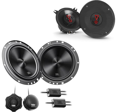 Mediadox Front/Heck 16,5cm/10cm Auto Lautsprecher/Boxen/Speaker Komplett-Set von JB.L kompatibel für OPEL (III)