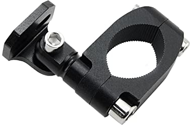 Asudaro Support universel de lampe de travail - Collier de serrage - LED hors route - Pour moto, voiture, camion, bateau - Noir